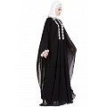 Designer kaftan abaya - Black Lacey maxi dress Designer kaftan abaya - Black Lacey maxi dress