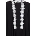 Designer kaftan abaya - Black Lacey maxi dress Designer kaftan abaya - Black Lacey maxi dress