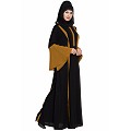 Designer abaya in dual Color- golden-black Designer abaya in dual Color- golden-black