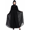 Designer bridal abaya- black color Designer bridal abaya- black color