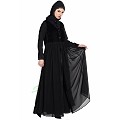 Designer bridal abaya- black color Designer bridal abaya- black color