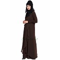 Designer Shrug Abaya- Brown