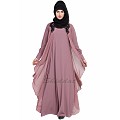 Designer Shrug Abaya- Puce Pink Designer Shrug Abaya- Puce Pink