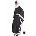 Kaftan Abaya with white lace border Kaftan Abaya with white lace border