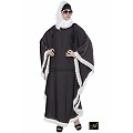 Kaftan Abaya with white lace border Kaftan Abaya with white lace border