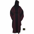 Kaftan Burqa - Black and Maroon Kaftan Burqa - Black and Maroon