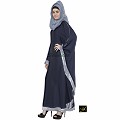 Kaftan Abaya - Navy Blue