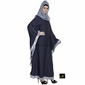 Kaftan Abaya - Navy Blue