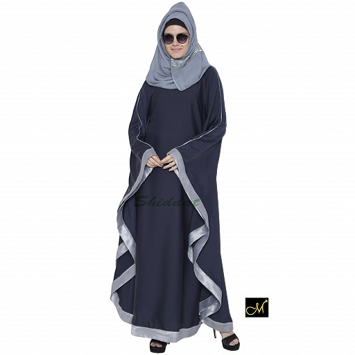 Kaftan Abaya - Navy Blue