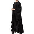 Nida Kaftan abaya with Crystal work- Black