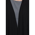 Shrug abaya- grey-black Shrug abaya- grey-black