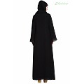 Designer shrug abaya- grey-black Designer shrug abaya- grey-black