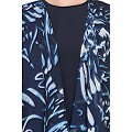 Shrug abaya combo-navy blue print Shrug abaya combo-navy blue print