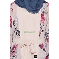 Shrug abaya- beige print Shrug abaya- beige print
