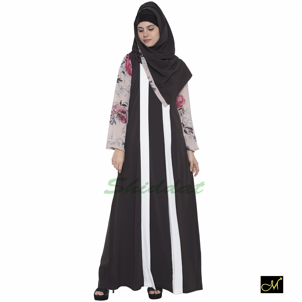 abaya in grey colour