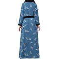 Designer abaya with printed Shrug attached Designer abaya with printed Shrug attached
