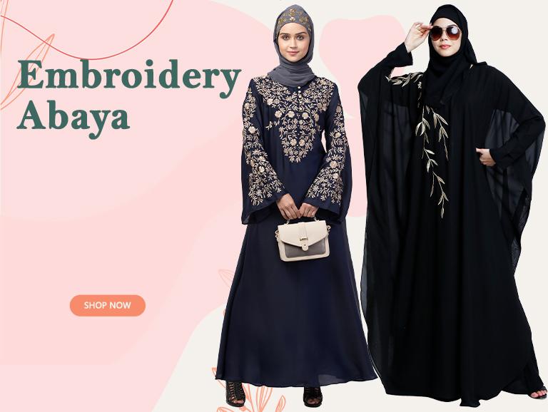 Embroidered Abaya